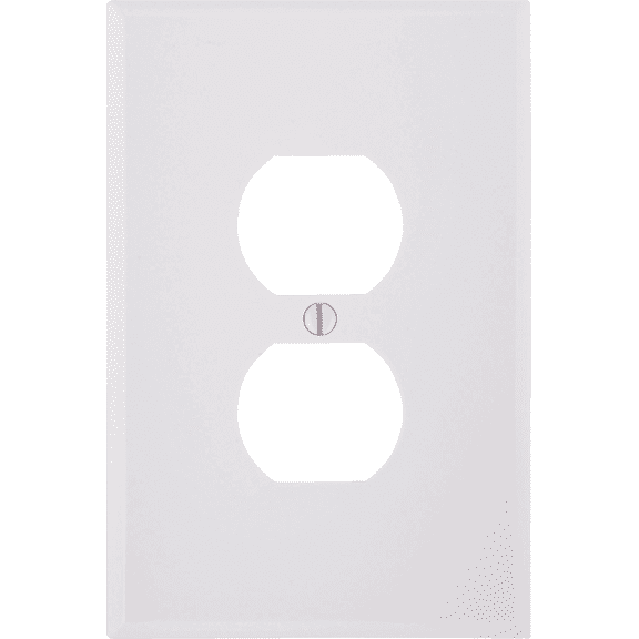 Leviton 88103 Wallplate in White — UL Listed for US Residential Electrical Code Compliance, Drop-in NEC-Standard Wiring