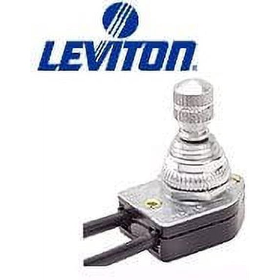 Leviton 90577-L10 Single Pole On-Off Rotary Switch