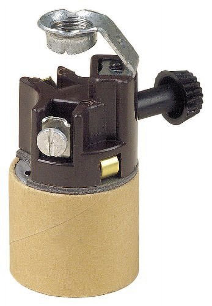 Leviton 9805A Removable One Leg Hickey Medium Base Candle Light Socket