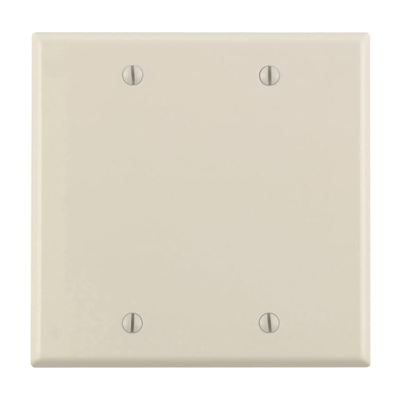 Leviton Thermoset Blank Wall Plate - Pack of 6