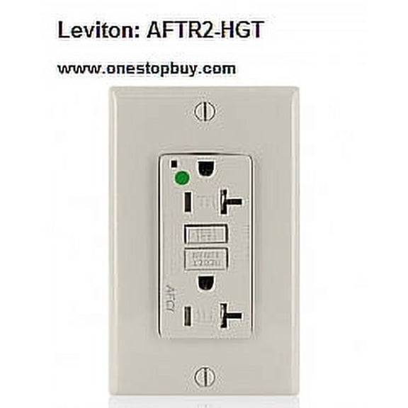 Leviton AFTR2-HGT 20A TR HOSP GRADE AFCI