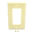 thumbnail image 1 of Leviton Almond Unbreakable Decora Wallplate GFCI GFI Nylon Cover 80401-NA, 1 of 1