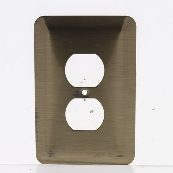 Leviton Antique Brass Finish Receptacle Wallplate Duplex Outlet Cover 89303-ATB