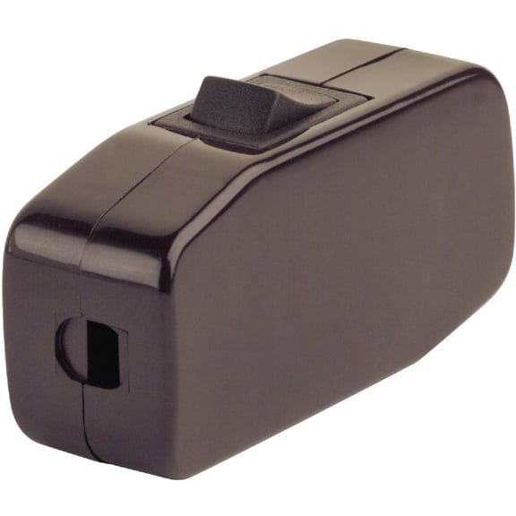 Leviton Appliance Switch, Feed-Through Switch Rocker, Single Pole, Single Throw, 3A-125V AC, 5410, Brown