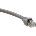 thumbnail image 1 of Leviton Atlas-X1 Cat 5e Shielded Patch Cord, 7 ft, Grey, 1 of 2