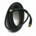 thumbnail image 1 of Leviton C5851-12G-841 12-Foot Coaxial Video Cable, Gold Plug Ends, F-Type RG59, Black, 1 of 2
