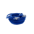 thumbnail image 1 of Leviton Blue Cat 5 15 ft Ethernet LAN Patch Cord Network Cable Cat5 52455-15B, 1 of 3
