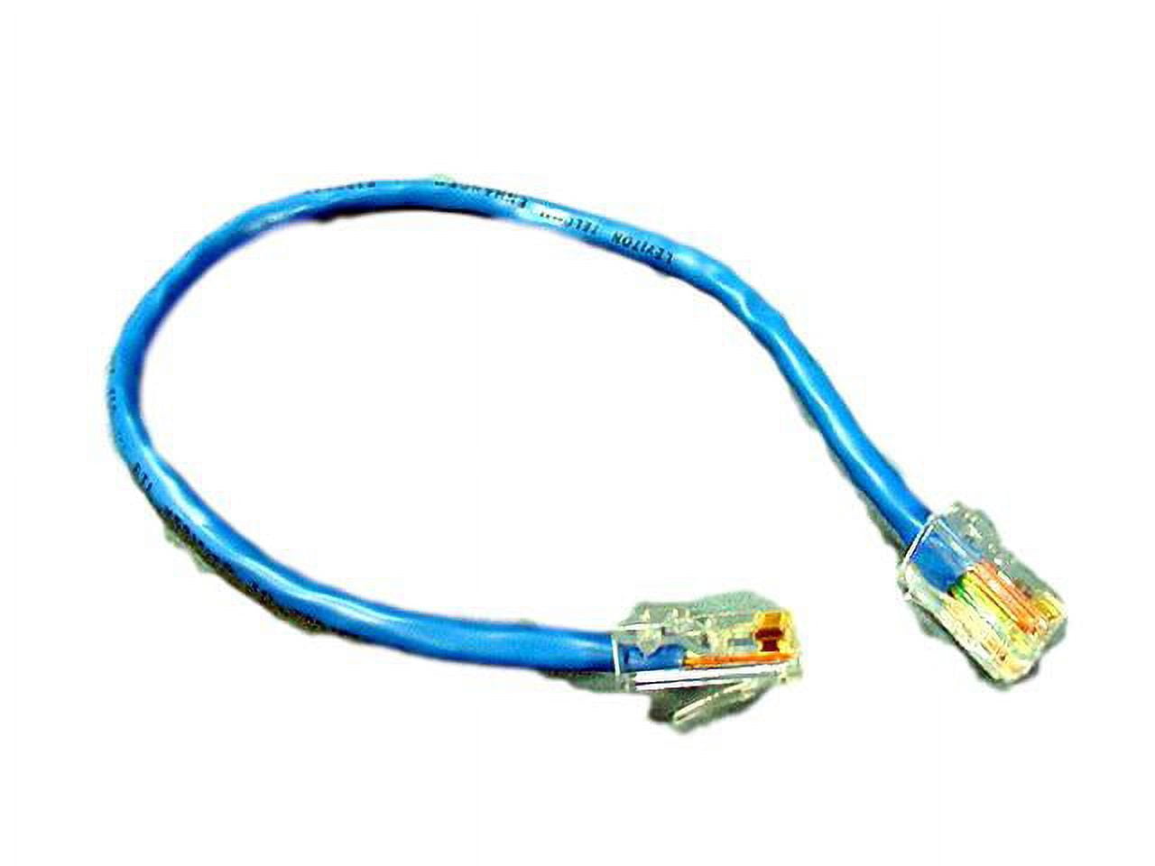 Leviton Blue Cat 5 1ft LAN Patch Cord Network Cable Cat5 8P8C