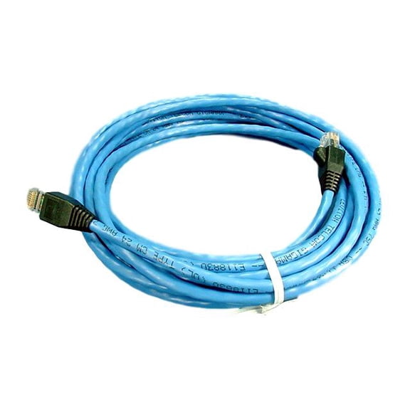 Leviton Blue Cat 5e 15 Ft Ethernet LAN Patch Cord Network Cable Booted Cat5e 5G455-15L