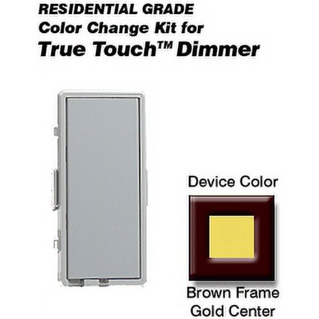Leviton Brown w/ Gold Pad True Touch Dimmer Color Conversion Change Kit