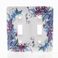 thumbnail image 1 of Leviton Butterfly Pattern 2-Gang Porcelain Switch Cover Toggle Wallplate 89509-FLY, 1 of 3