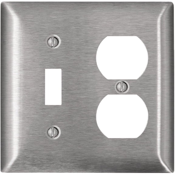 Leviton C-Series Magnetic Combination Wall Plate - Pack of 6 Home & Garage Storage, Stackable Design