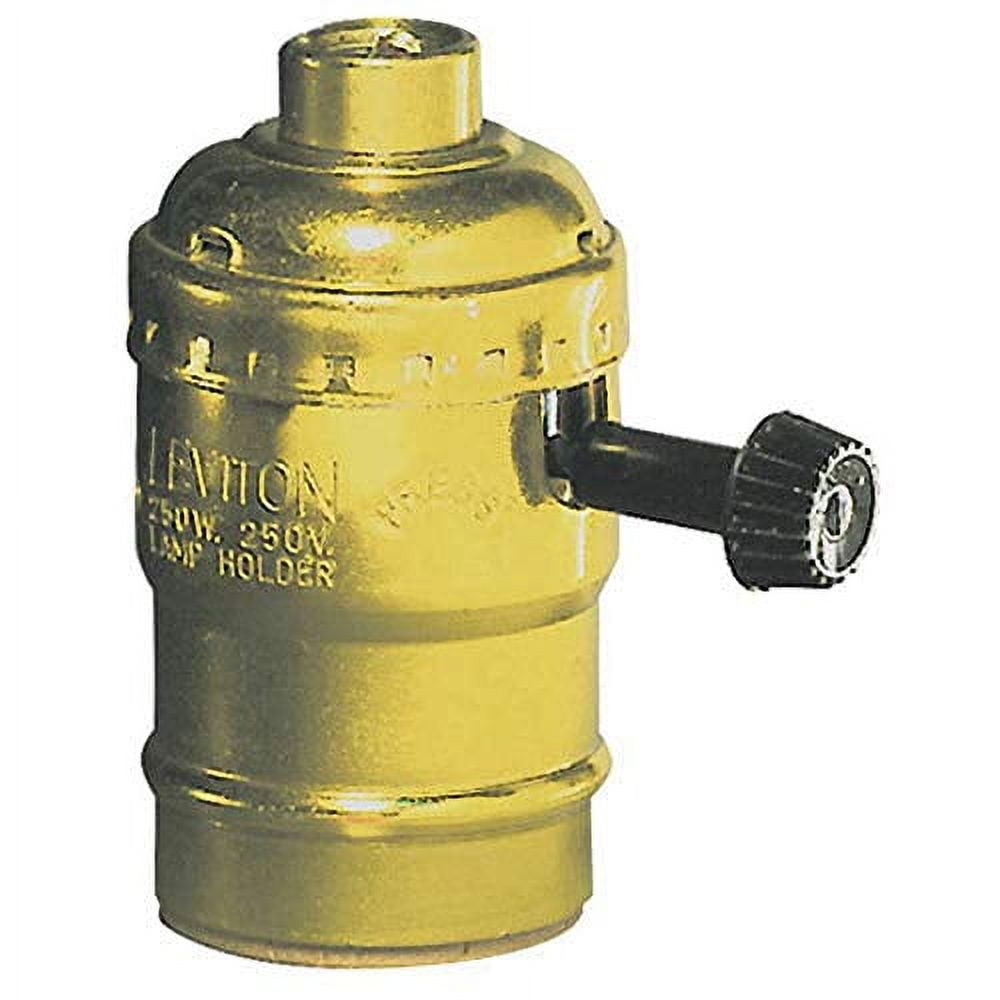 Leviton C20070900PG 2Circuit 3Way Socket Lamp Holder, 250 W