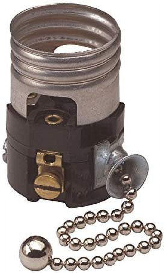 Leviton C21-19980-00M 250V 660W Pull Chain Interior Socket with Pull ...