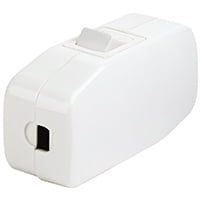 Leviton C24-05410-0KW White Single Pole Appliance Switch