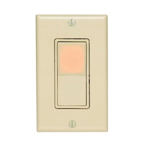 Leviton C26-05674-02T 3 Way Rocker Switch, 15 Amp/120 V, Light Almond