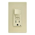 thumbnail image 1 of Leviton C91-GFSW1-00I 15 Amp Ivory SmartlockPro Self-Test GFCI, 1 of 6