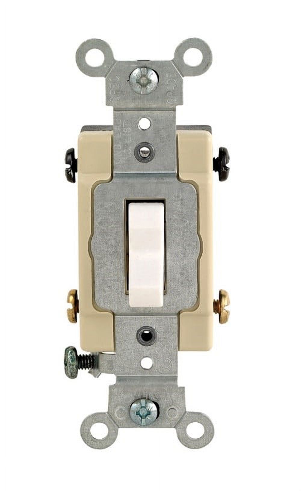 Leviton COMM Switch 4/W 20A WHT by Cooper Wiring MfrPartNo CS420-2WS ...
