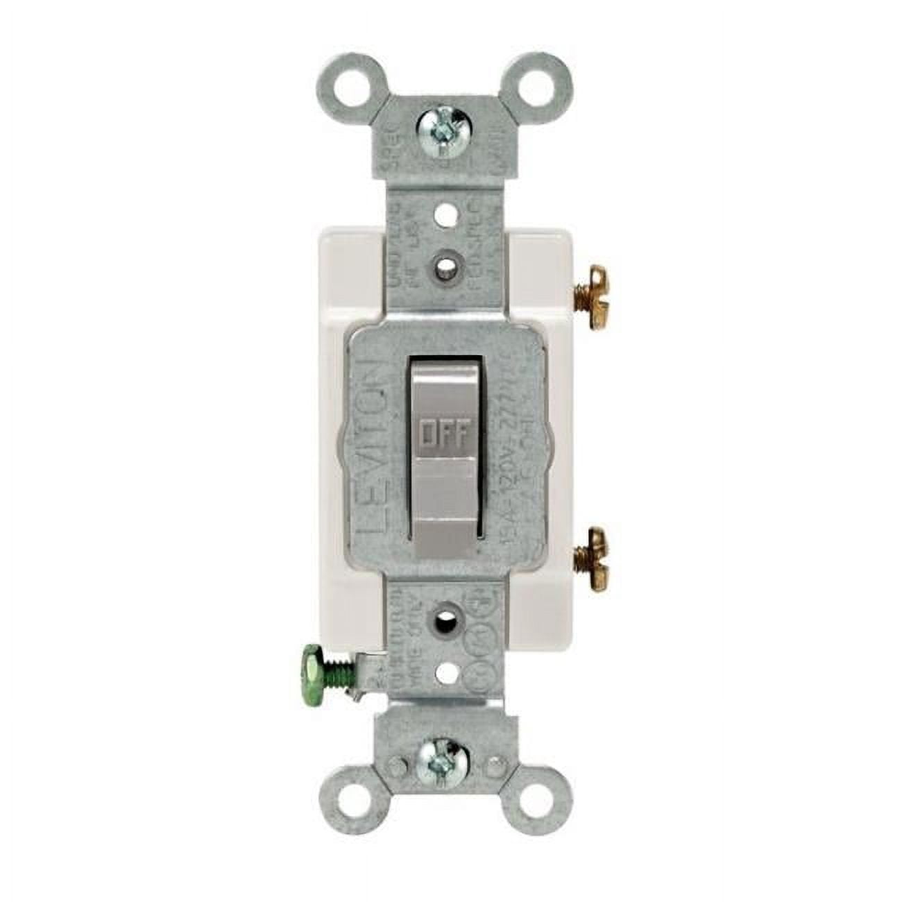 Leviton CS115-2GS 15 amp Commercial 1P Switch Gray Gray - Walmart.com