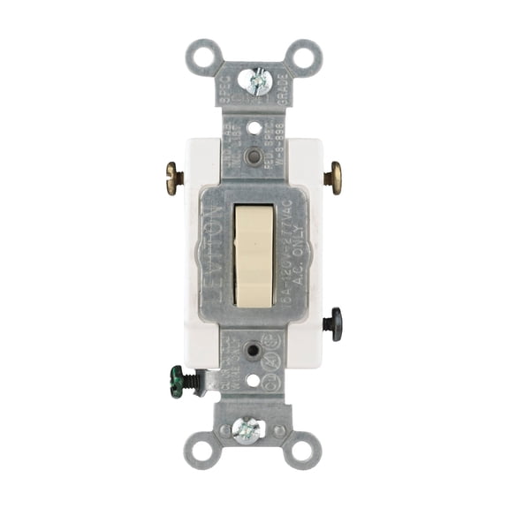 Leviton Grounded Commercial Grade Quiet 3-Way Switch