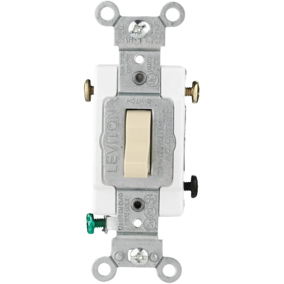 Leviton CS320-02S Cs320-02S Commercial 20 Amps Toggle Switch Brown