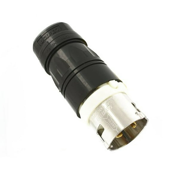 Leviton CS8465C 50 Amp, 480 Volt AC, Industrial Grade, Grounding, Locking Plug