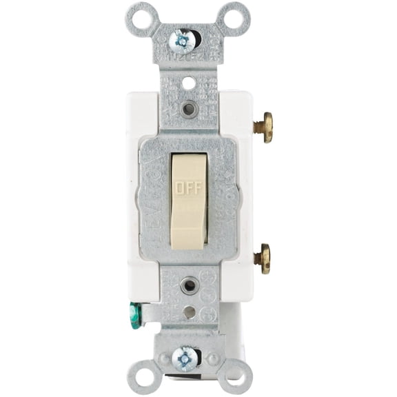 Leviton Electrical - Leviton Commercial Grade Toggle Single Pole Switch - Pack of 24  Indoor & Outdoor Use, NEC-Compliant