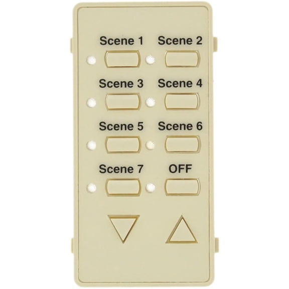 Leviton DCKS7-A Almond Color Change Kit for Mural Scene Controller with Text