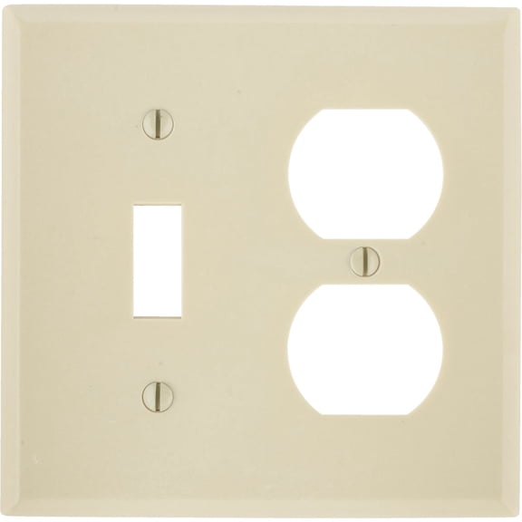 Leviton Oversized Combination Wall Plate - Pack of 2