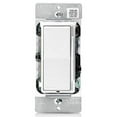 thumbnail image 1 of Leviton DSL06-1LZ, 600W White Rocker Slide Light Dimmer & Switch, 1 of 4