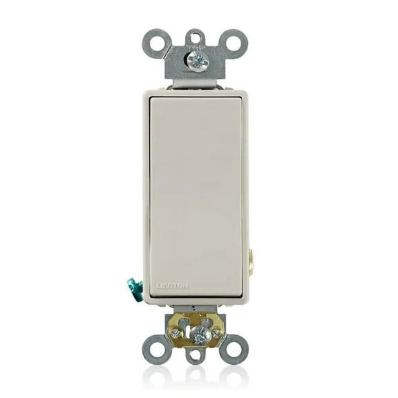 Leviton Decora 15 Amp Heavy-Duty Rocker Switch, Light Almond