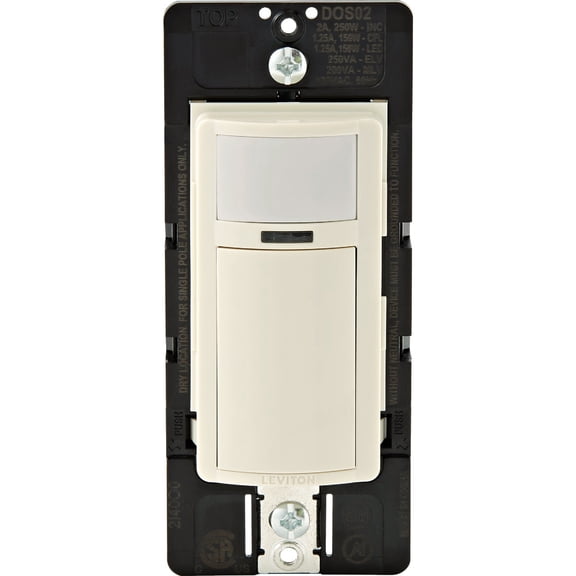 Leviton Decora 180-Degree Occupancy Sensor Switch - Pack of 12 Indoor & Outdoor Use, NEC-Compliant