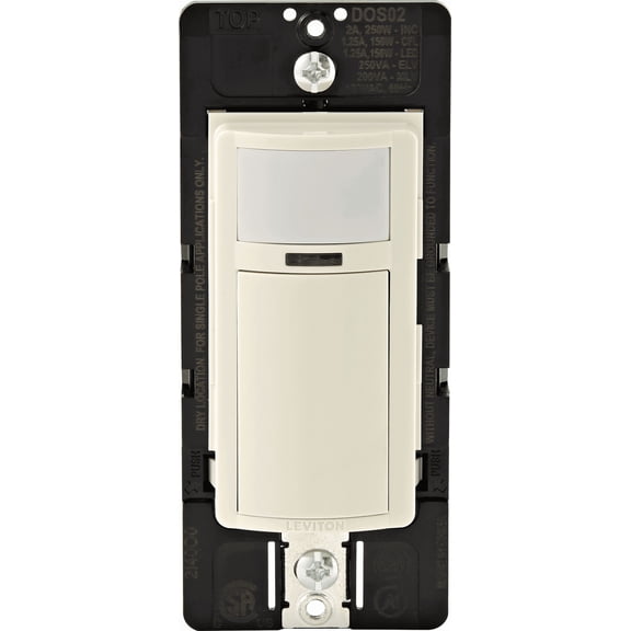 Leviton Decora 180-Degree Occupancy Sensor Switch - Pack of 8 Indoor & Outdoor Use, NEC-Compliant
