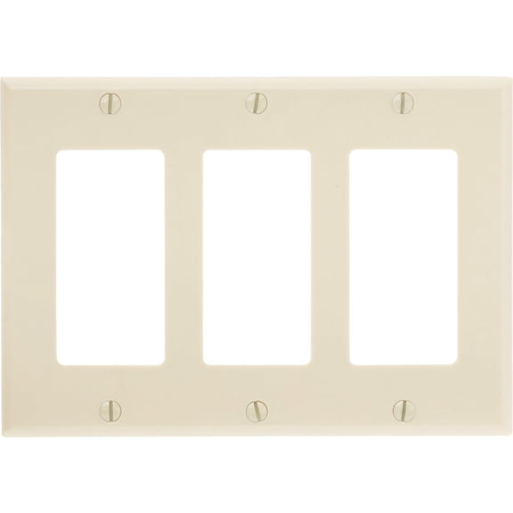 Leviton Decora Decorator Wall Plate - Pack of 6 Residential Use, Standard Application