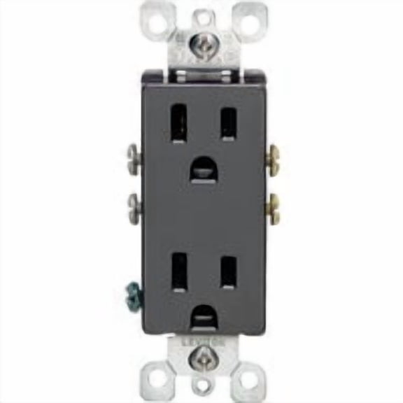 Leviton Decora Duplex Outlet - Pack of 8 Everyday Supply Pack