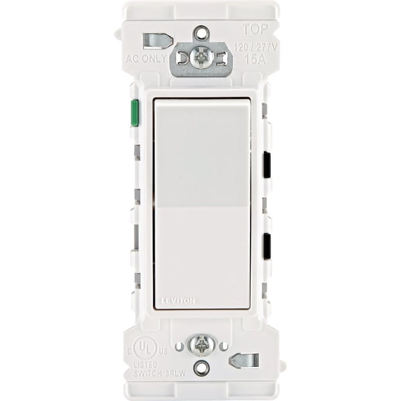 Leviton Decora Edge Single Pole Switch - Single Pack