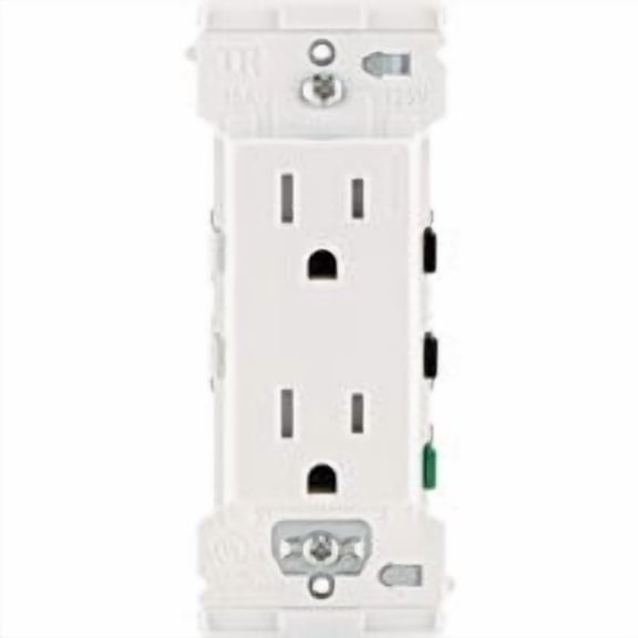 Leviton Decora Edge Duplex Outlet - Pack of 8 Pro Bulk Pack