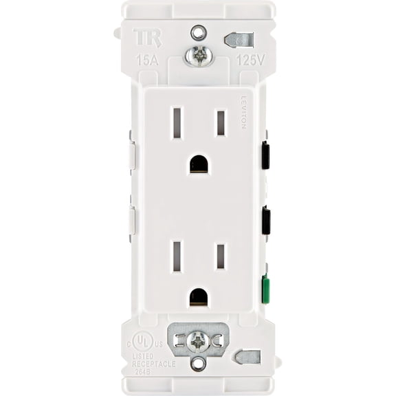 Leviton Decora Edge Duplex Outlet - Single Pack