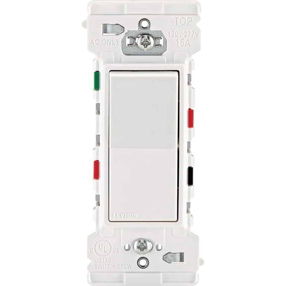 Leviton Decora Edge Quiet 3-Way Switch - Pack of 8