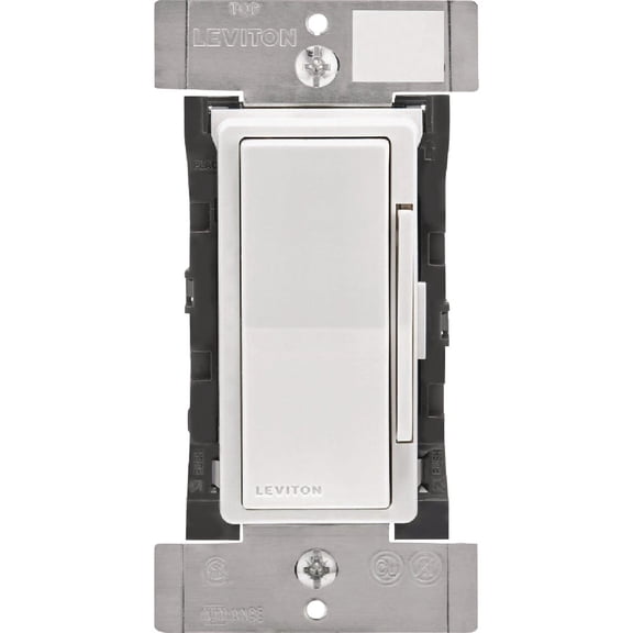 Leviton Decora Multi-Plate Dimmer Switch - Pack of 2 Indoor & Outdoor Use, NEC-Compliant