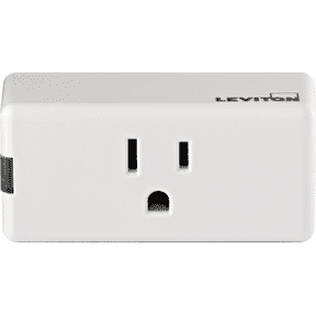 Leviton Decora Smart Wi-Fi Mini Plug-In Smartplug - 1 Outlet, Multicolor Indoor & Outdoor Use, NEC-Compliant