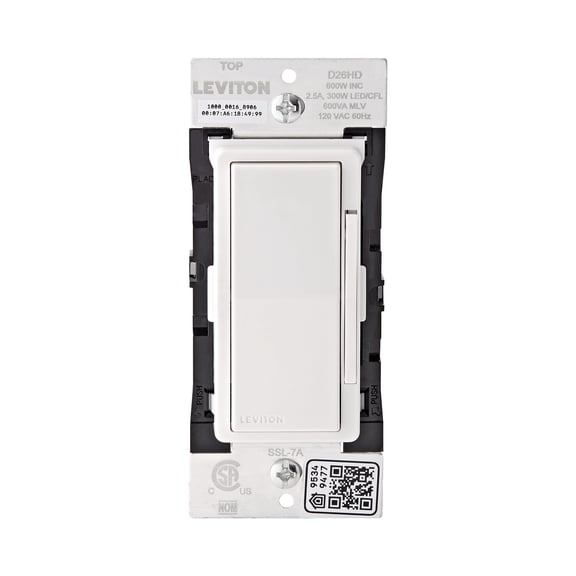 Leviton Decora Smart WiFi Dimmer Switch - Pack of 2