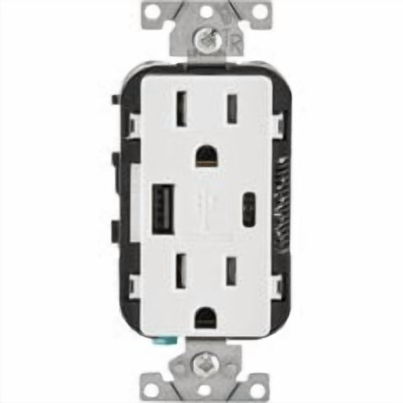 Leviton Decora Type A/Type C USB Charging Outlet - Pack of 10