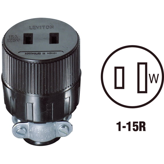 Leviton Do it Round Cord Connector - Pack of 8