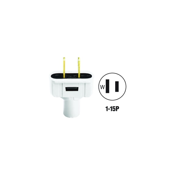 Leviton Do it Vinyl Cord Plug - Pack of 24