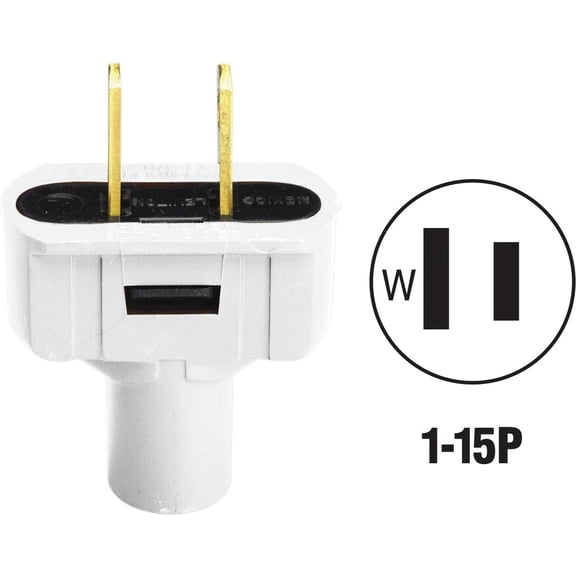 Leviton Do it Vinyl Cord Plug - Single Pack