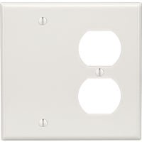 Leviton Duplex/Blank Combination Wall Plate - Pack of 4 Bulk Household Pack
