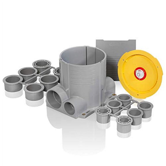 Leviton FBBOX-GY Concrete Floor Box System