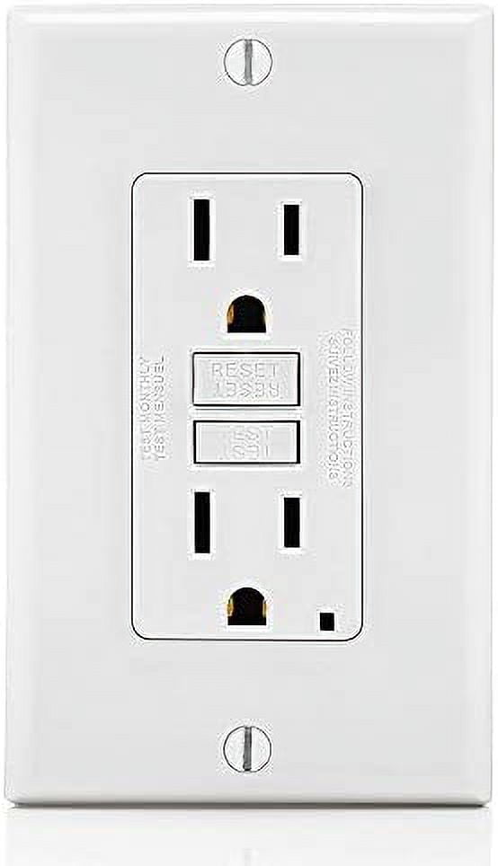 Leviton GFNT1W SelfTest SmartlockPro Slim GFCI NonTamperResistant