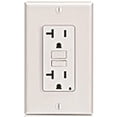 thumbnail image 1 of Leviton GFNT2-T GFCI Receptacle, 20A, 125V, Slim, Light Almond, 1 of 2
